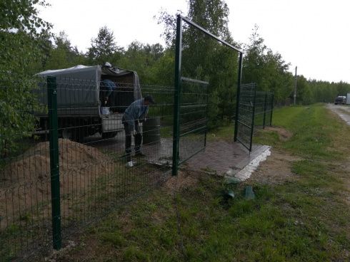 Забор из секций 3D от компании Тверские заборы
